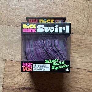 Nice Cube Swirl Purple Kids Squish Toy